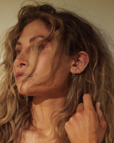 4mm Molten Double Dot Stud