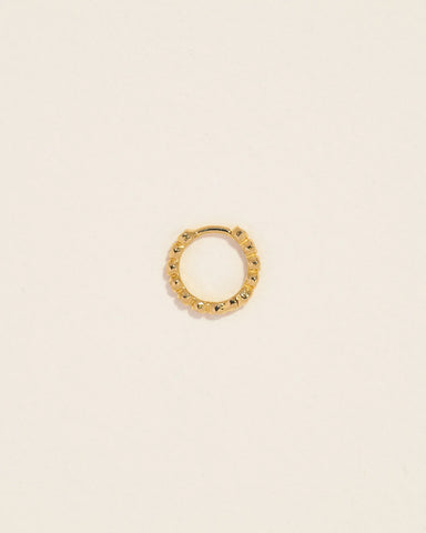 8mm Molten Eternity Huggie