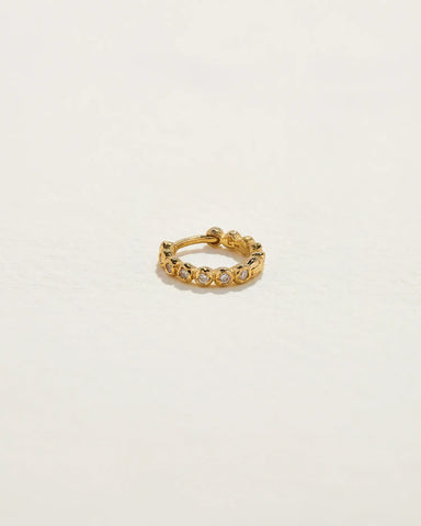 8mm Molten Eternity Huggie