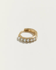 8mm Molten Pavé Huggie