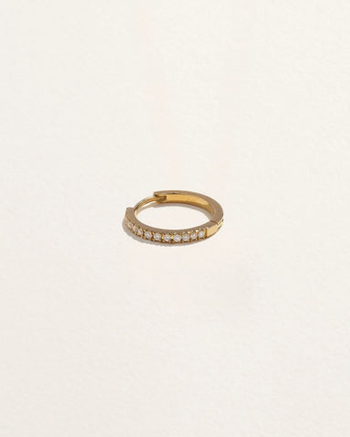 8mm Pavé Huggie