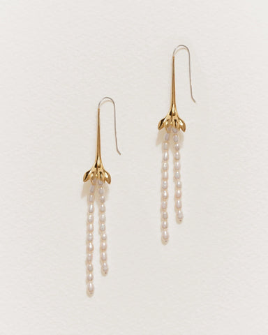 Anemone Pearl Earrings