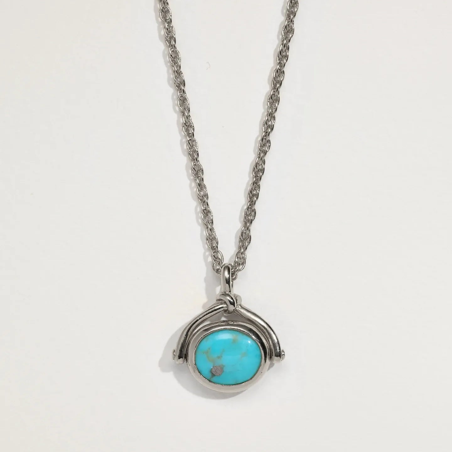 Aquarius Spinner Pendant by Pamela Love – Necklaces in #product_material# (#product_color#).  aquarius-spinner-pendant-copy