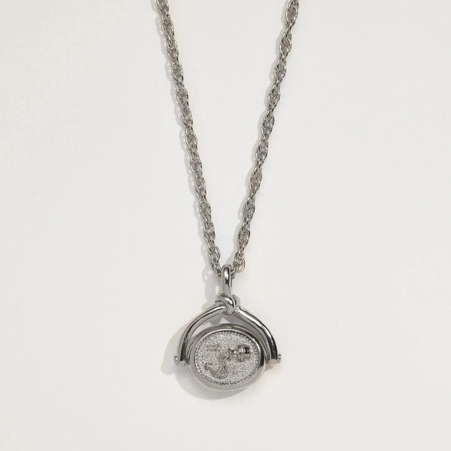 Aquarius Spinner Pendant by Pamela Love – Necklaces in #product_material# (#product_color#).  aquarius-spinner-pendant-copy