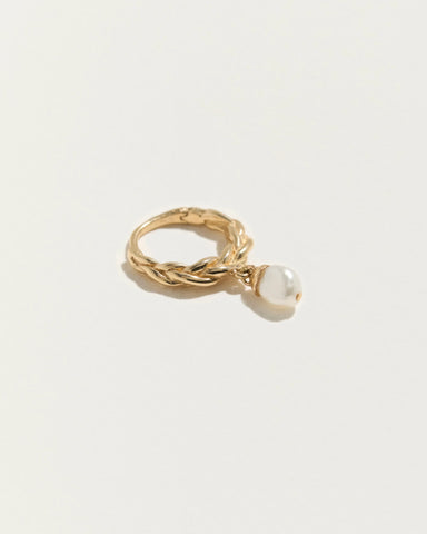 Braided Baroque Huggie