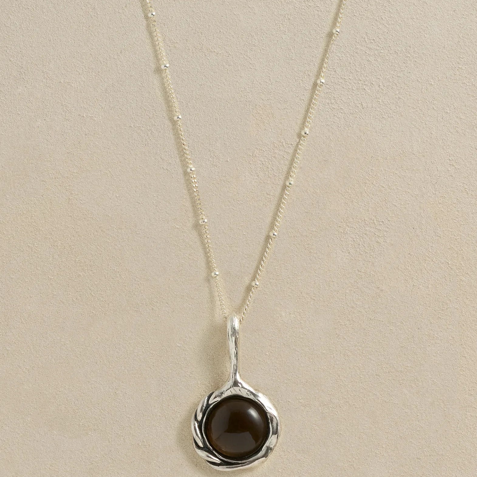 Braided Drop Pendant by Pamela Love – Necklaces in #product_material# (#product_color#).  braided-drop-pendant-2