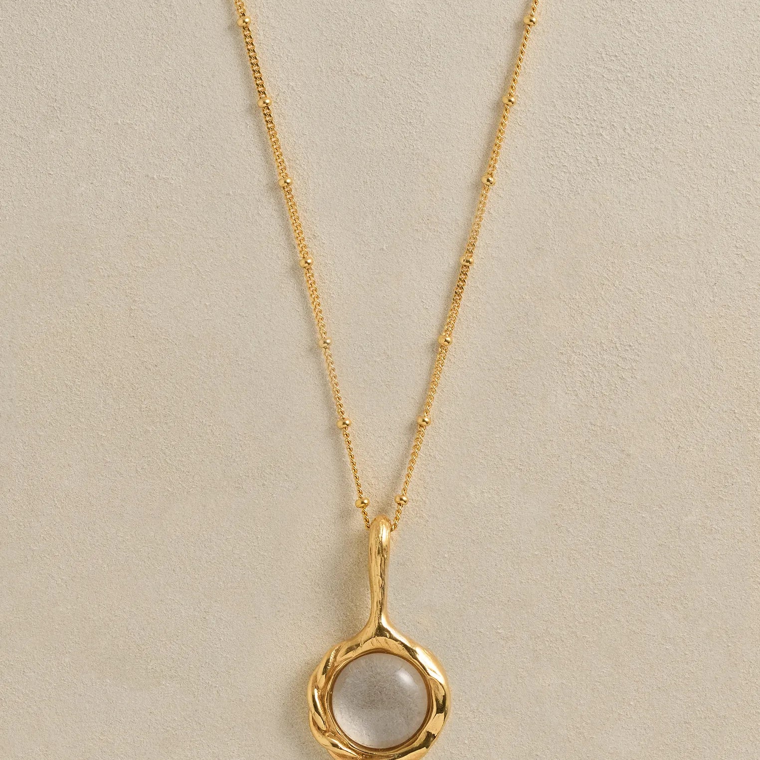 Braided Drop Pendant by Pamela Love – Necklaces in #product_material# (#product_color#).  braided-drop-pendant