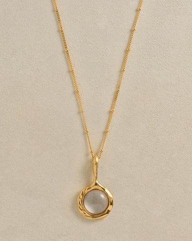 Braided Drop Pendant
