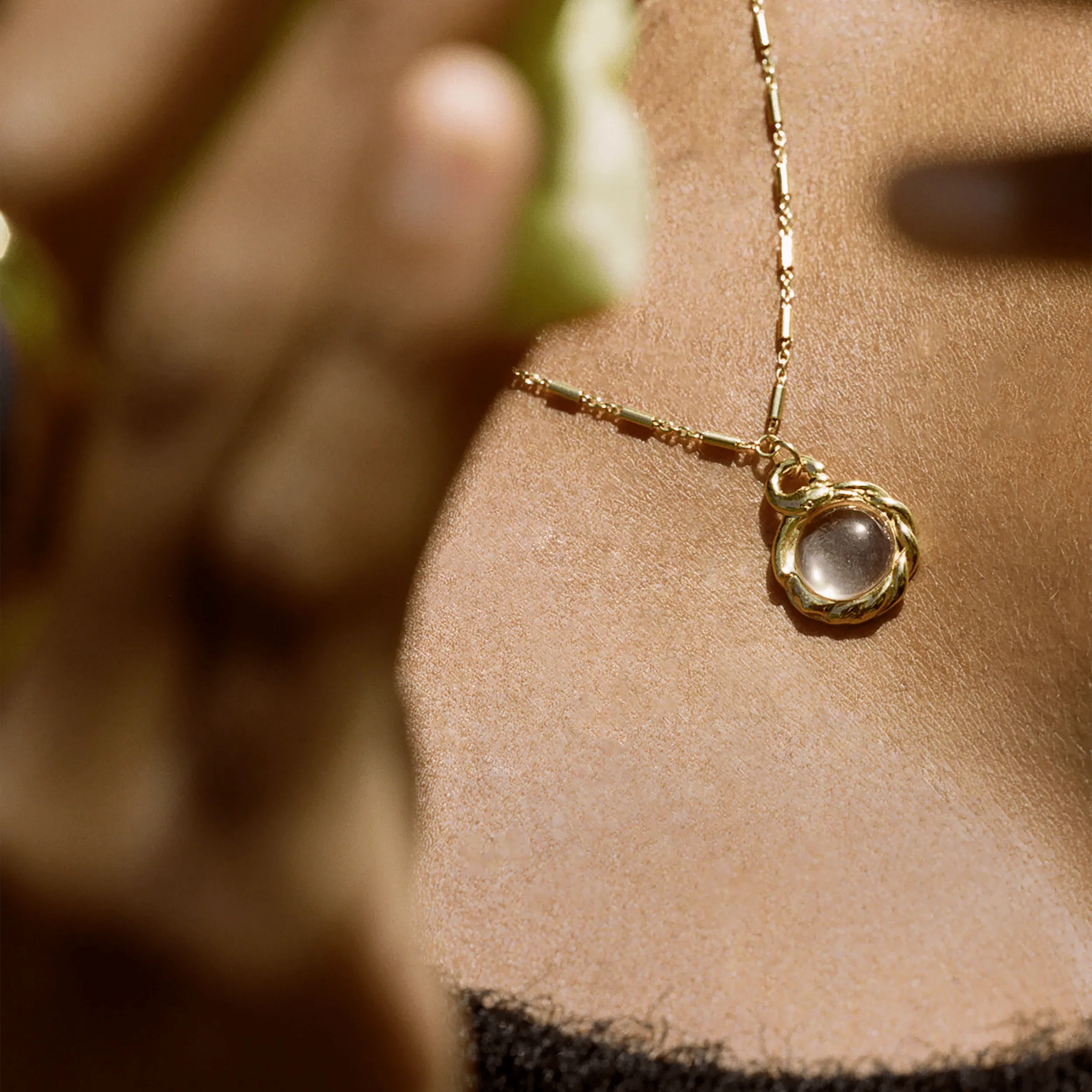 Braided Serpent Pendant by Pamela Love – Necklaces in #product_material# (#product_color#).  braided-serpent-pendant