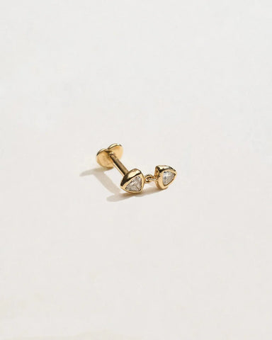 Duo Triangle Stud