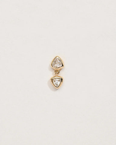 Duo Triangle Stud