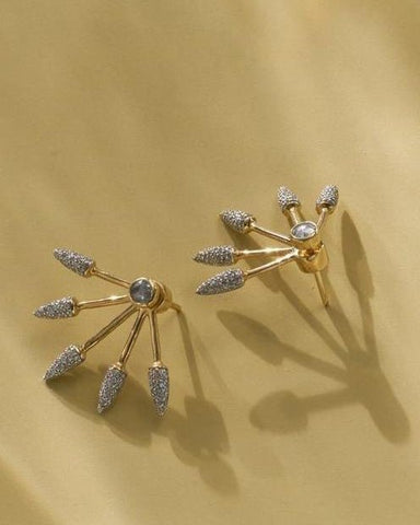 Five Spike Earrings