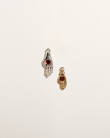 Heart in Hand Charm