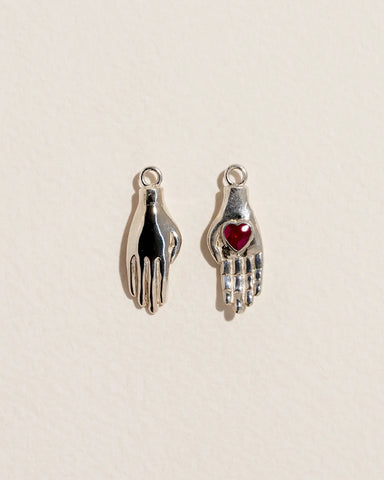 Heart in Hand Charm