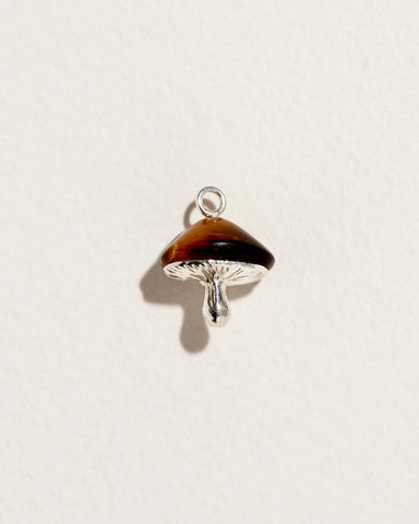 Inlay Mushroom Charm
