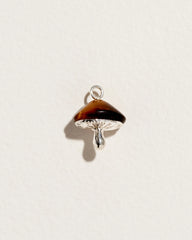 Inlay Mushroom Charm