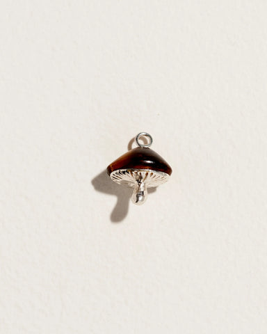 Inlay Mushroom Charm