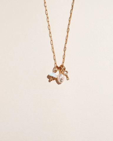 Inlay Mushroom Charm