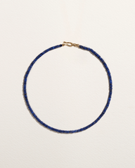 Lapis Rondelle Chain