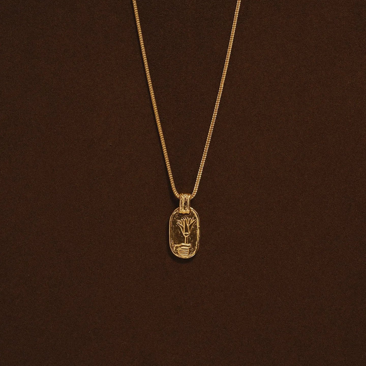 Lotus Pendant by Pamela Love – Necklaces in #product_material# (#product_color#).  lotus-pendant-1