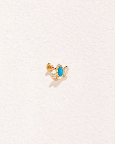 Marquise Pear Stud