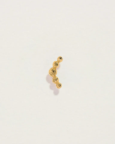 Molten Crescent Stud