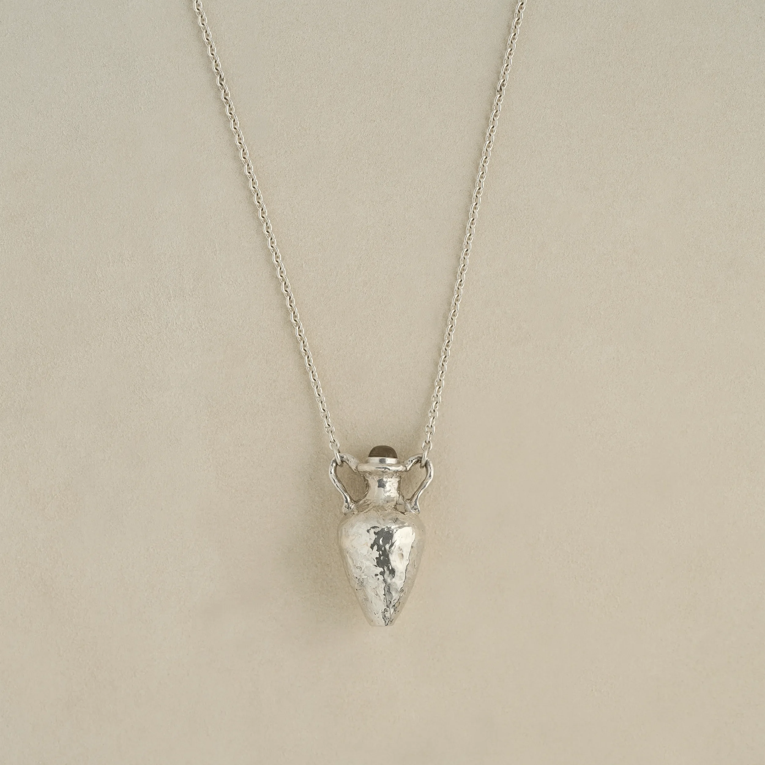 Perfume Amphora Necklace by Pamela Love – Necklaces in #product_material# (#product_color#).  perfume-vessel-2
