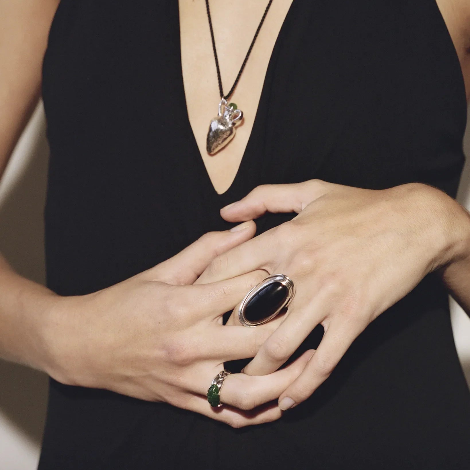 Perfume Amphora Necklace by Pamela Love – Necklaces in #product_material# (#product_color#).  perfume-vessel-4