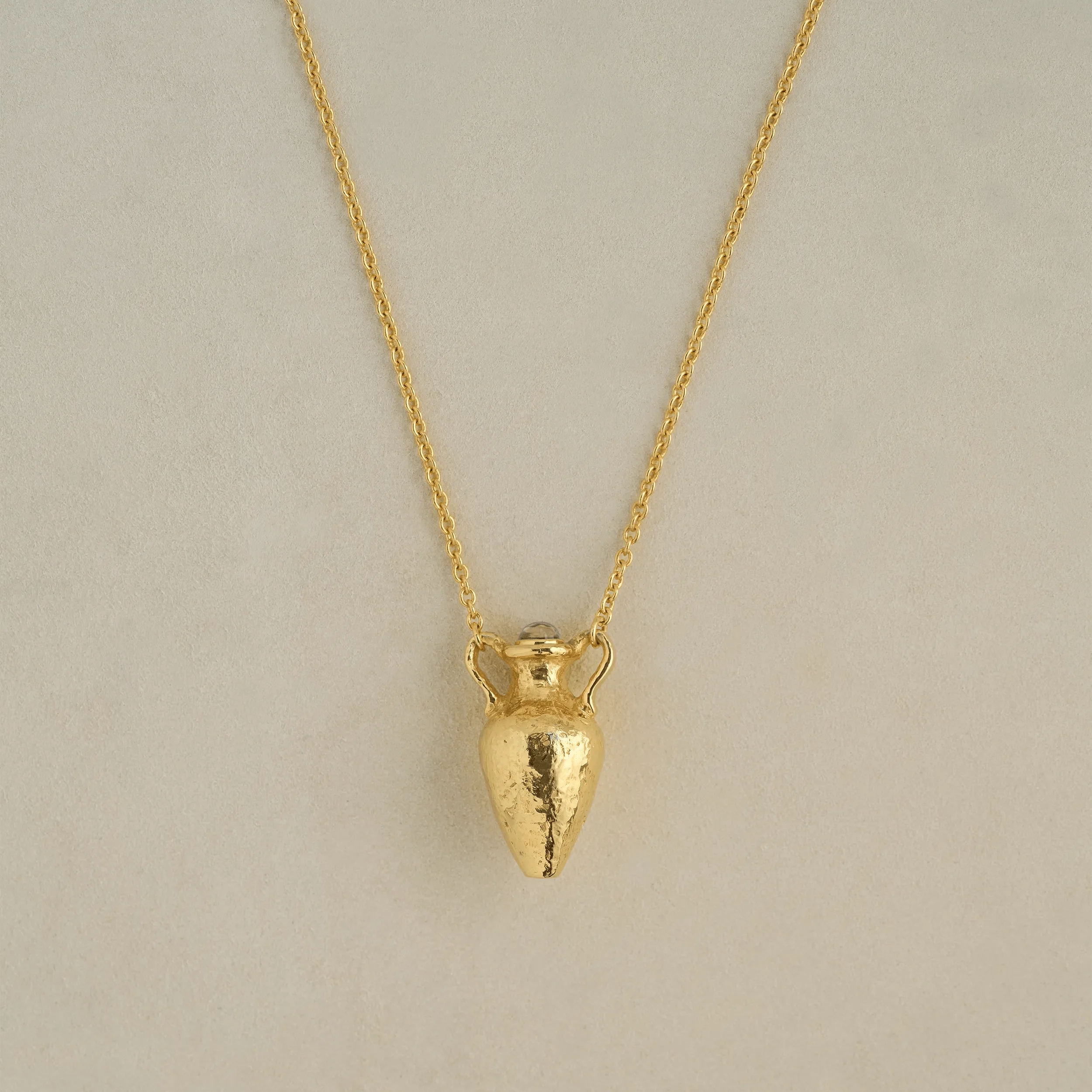 Perfume Amphora Necklace by Pamela Love – Necklaces in #product_material# (#product_color#).  perfume-vessel