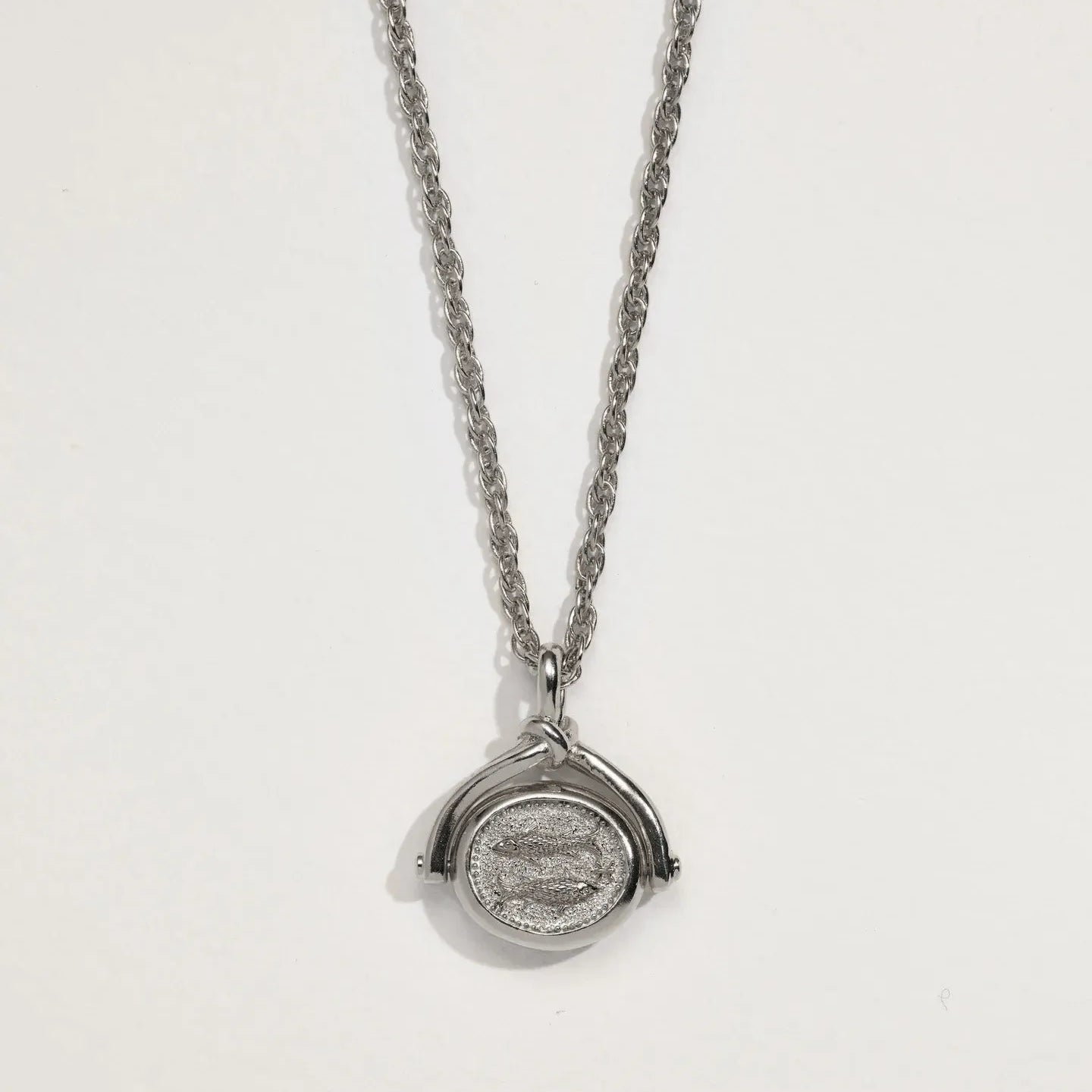 Pisces Spinner Pendant by Pamela Love – Necklaces in #product_material# (#product_color#).  pisces-spinner-pendant-copy