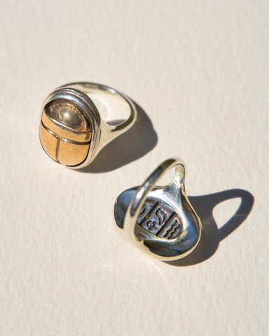 Scarab Signet Ring