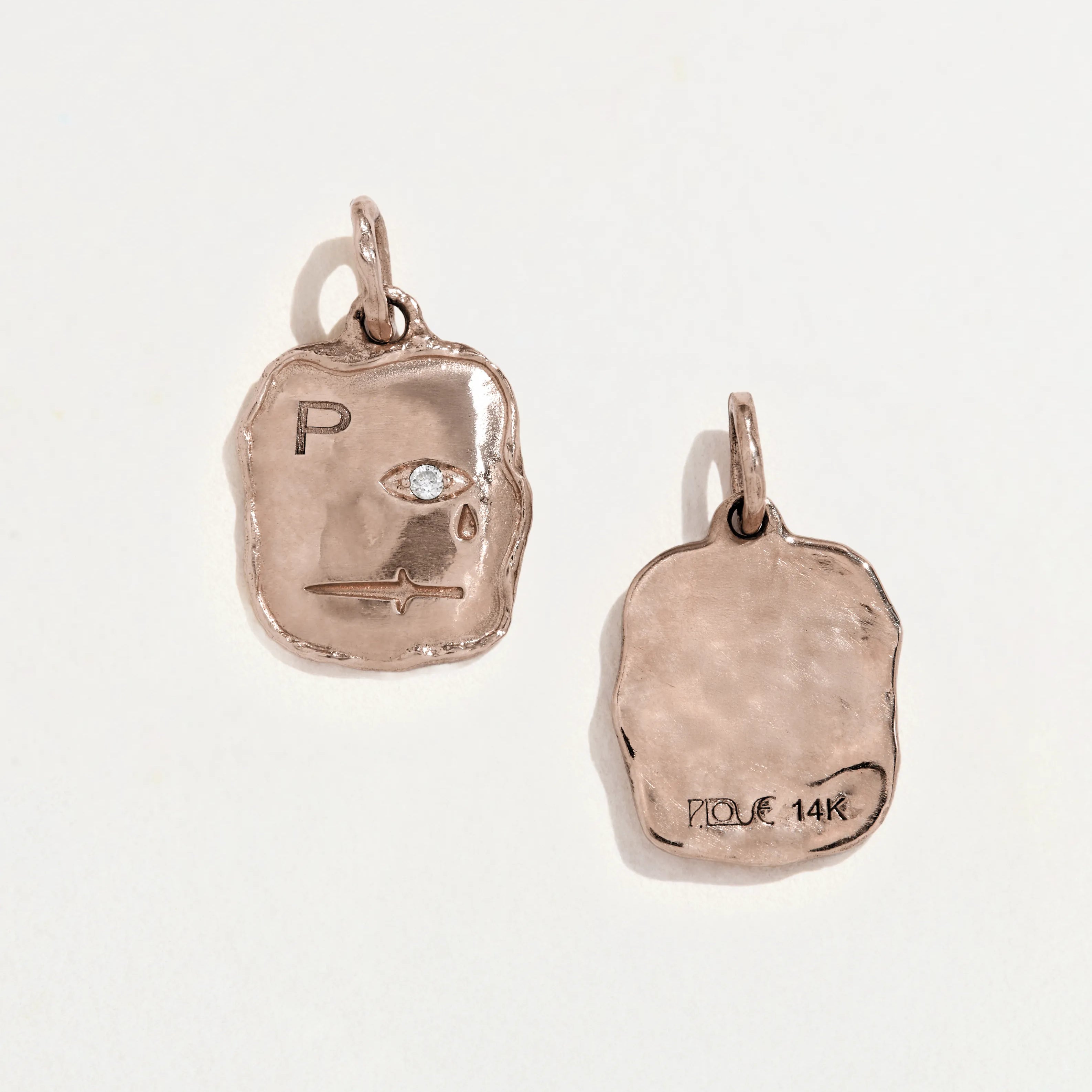 Seal Pendant by Pamela Love – Charm in #product_material# (#product_color#).  seal-pendant-rose