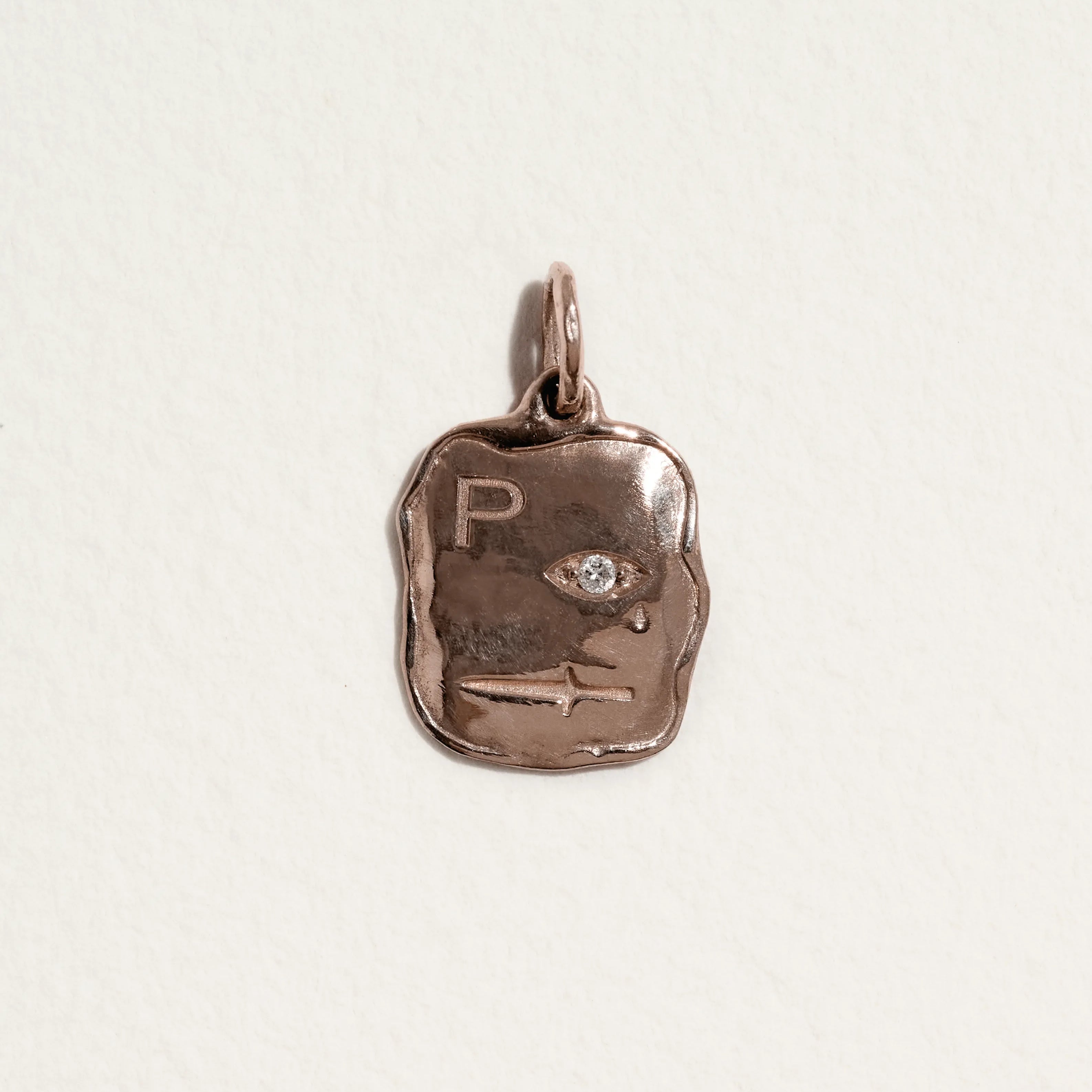 Seal Pendant by Pamela Love – Charm in #product_material# (#product_color#).  seal-pendant-rose