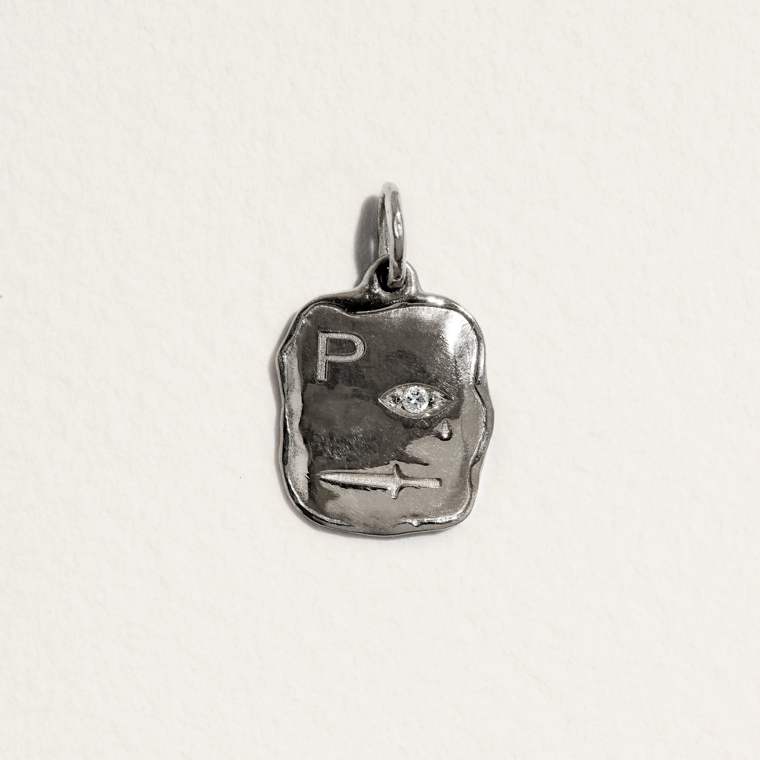 Seal Pendant by Pamela Love – Charm in #product_material# (#product_color#).  seal-pendant-silver