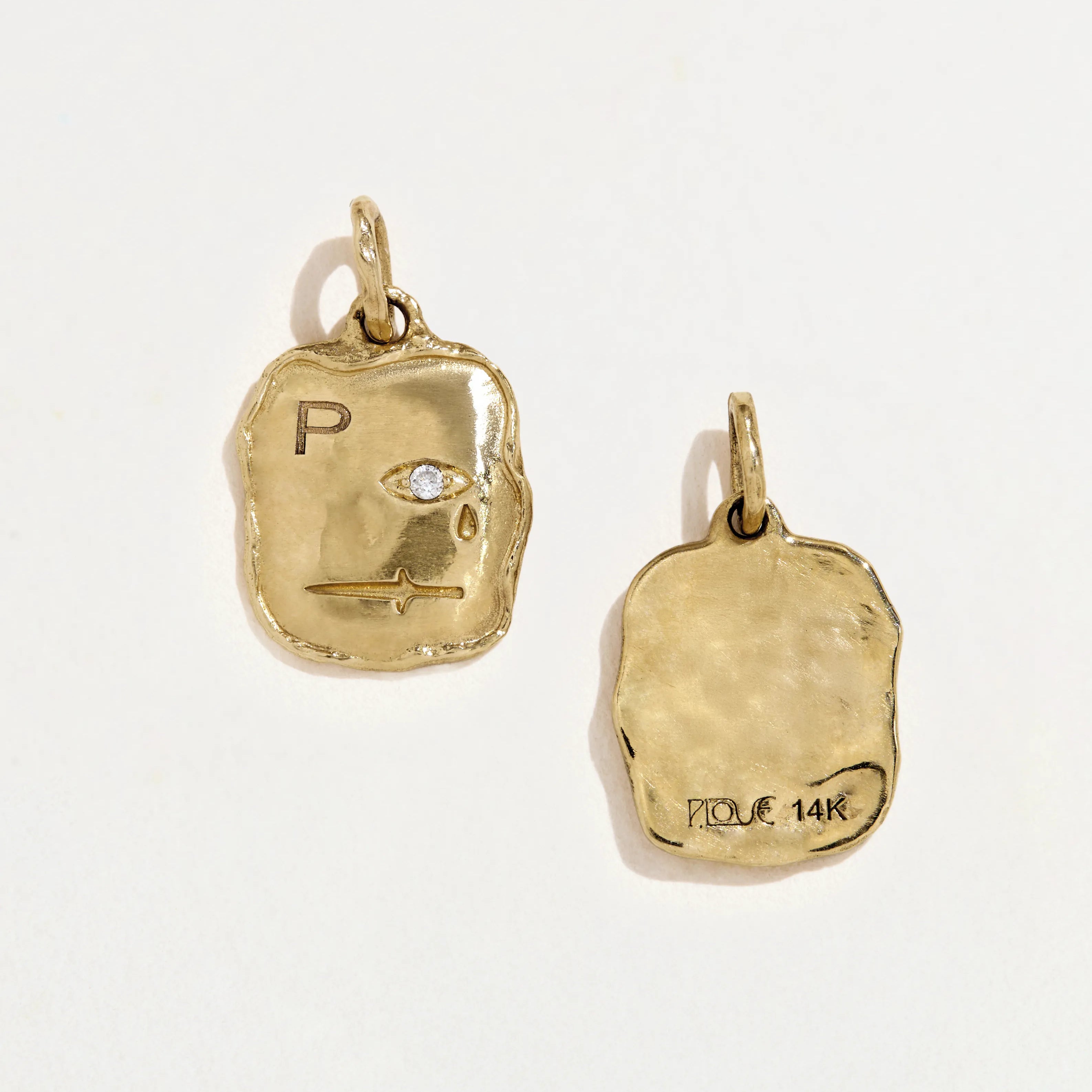 Seal Pendant by Pamela Love – Charm in #product_material# (#product_color#).  seal-pendant-yellow