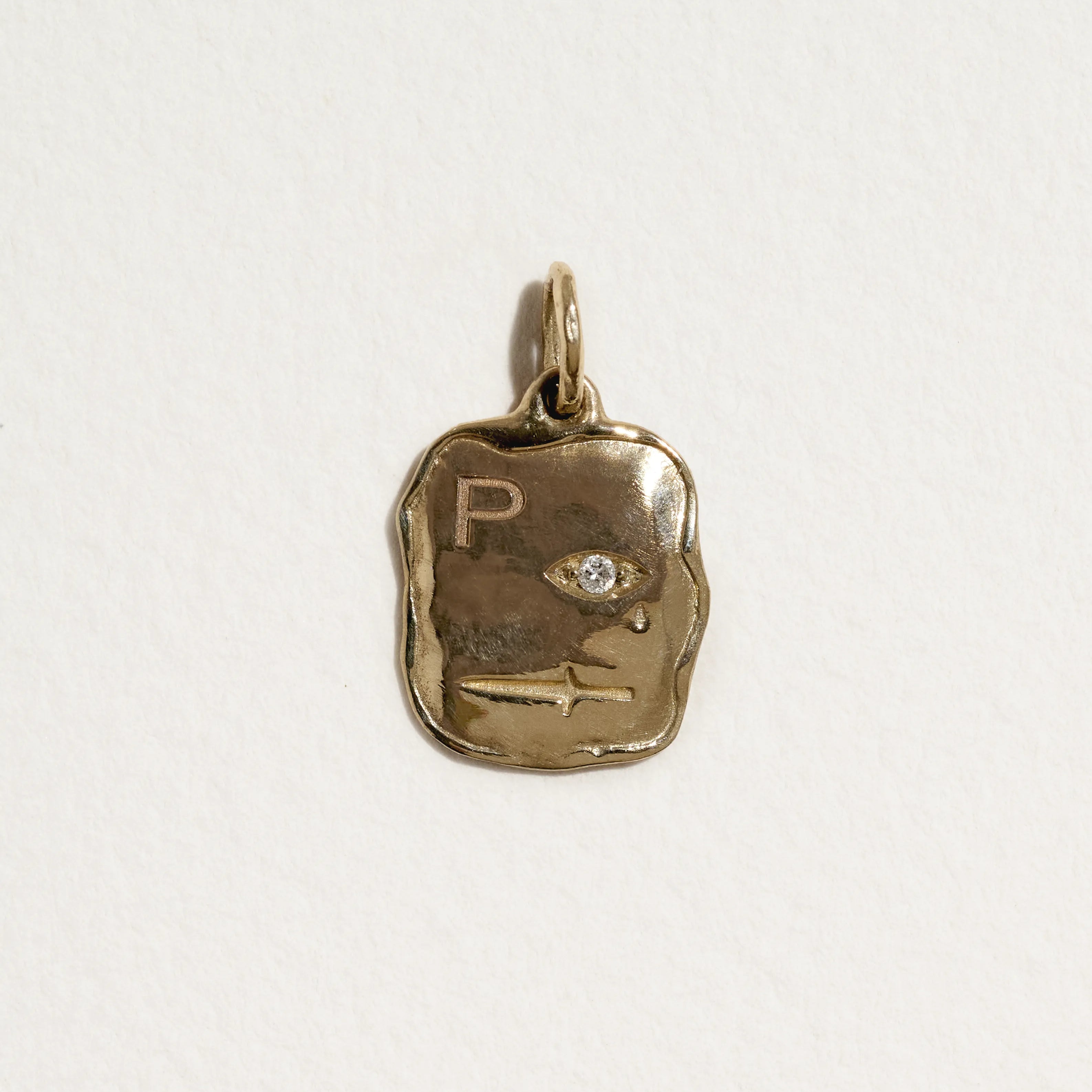 Seal Pendant by Pamela Love – Charm in #product_material# (#product_color#).  seal-pendant-yellow