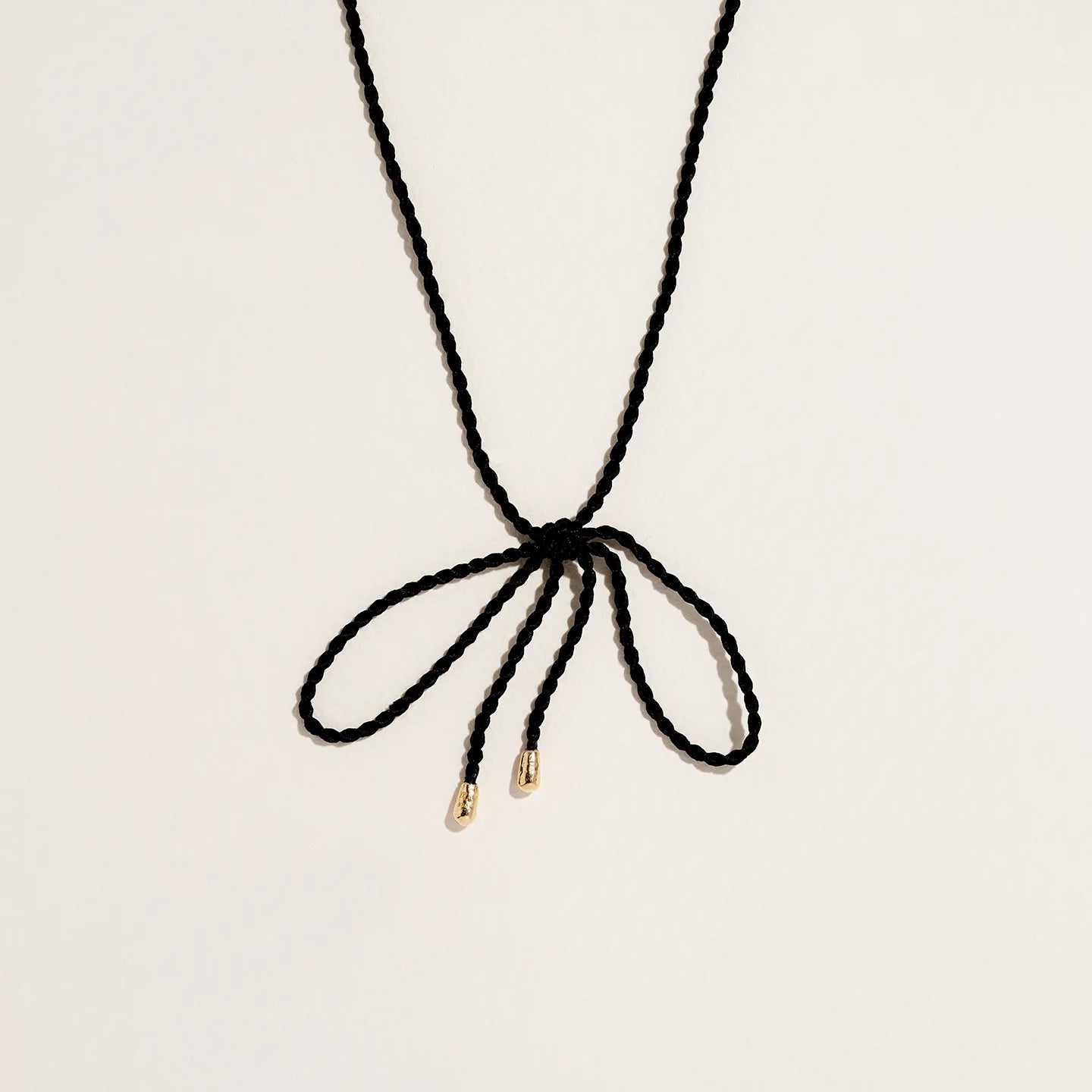 Silk Cord by Pamela Love – Necklaces in #product_material# (#product_color#).  silk-cord-gold