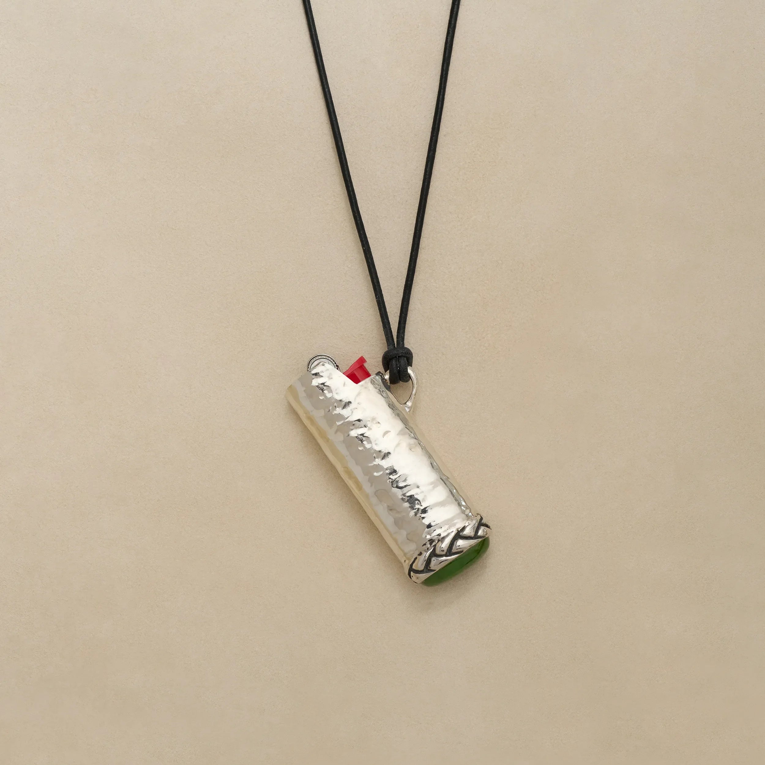 Mini Fiamma Necklace by Pamela Love – Necklaces in #product_material# (#product_color#).  small-lighter-cover-2
