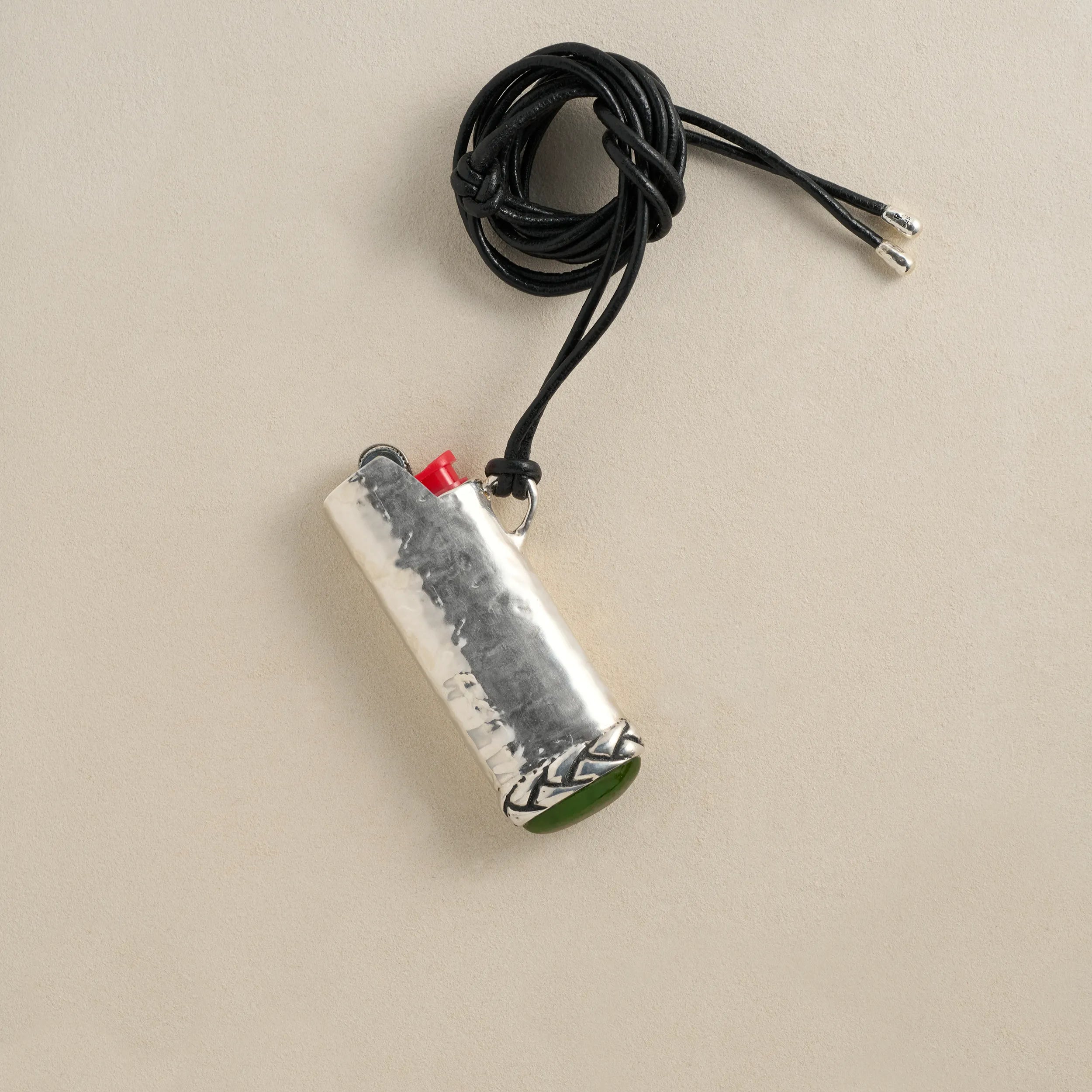 Mini Fiamma Necklace by Pamela Love – Necklaces in #product_material# (#product_color#).  small-lighter-cover-2