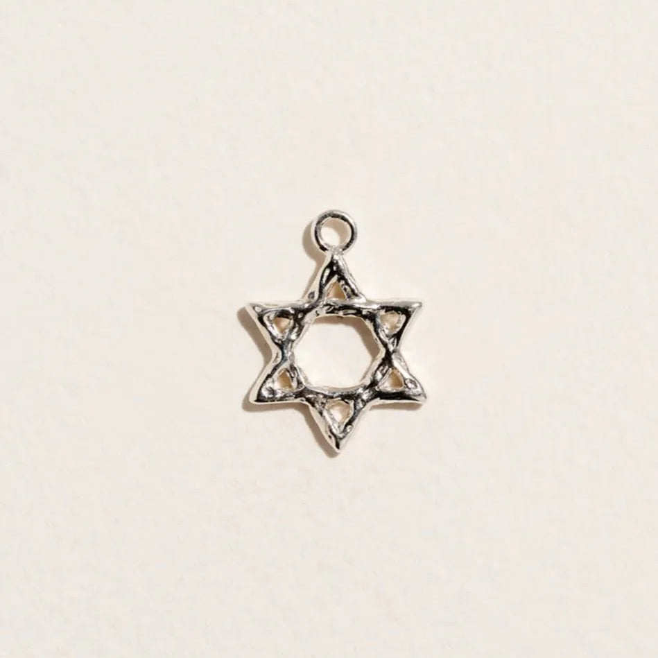 Star of David Charm by Pamela Love – Charm in #product_material# (#product_color#).  star-of-david-charm-sterling-silver