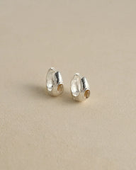 Tapered Stone Hoops