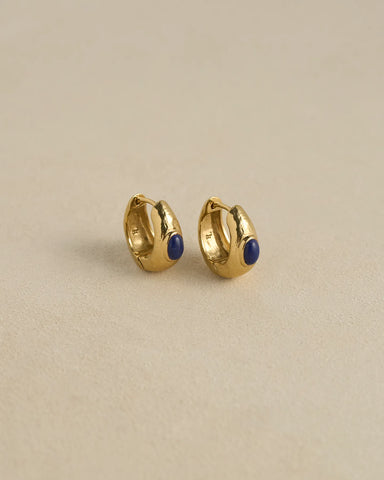 Tapered Stone Hoops