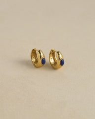 Tapered Stone Hoops