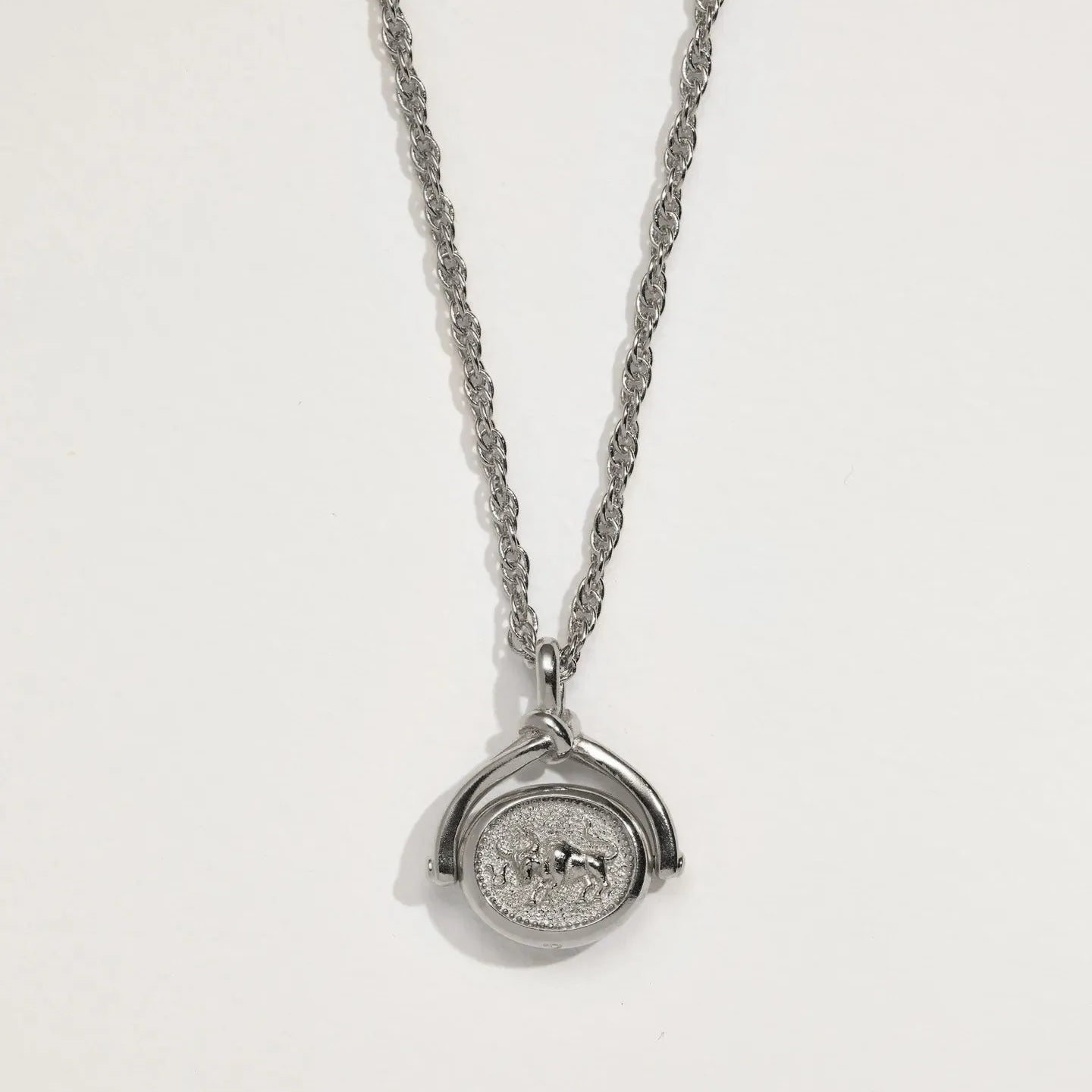 Taurus Spinner Pendant by Pamela Love – Necklaces in #product_material# (#product_color#).  taurus-spinner-pendant-copy