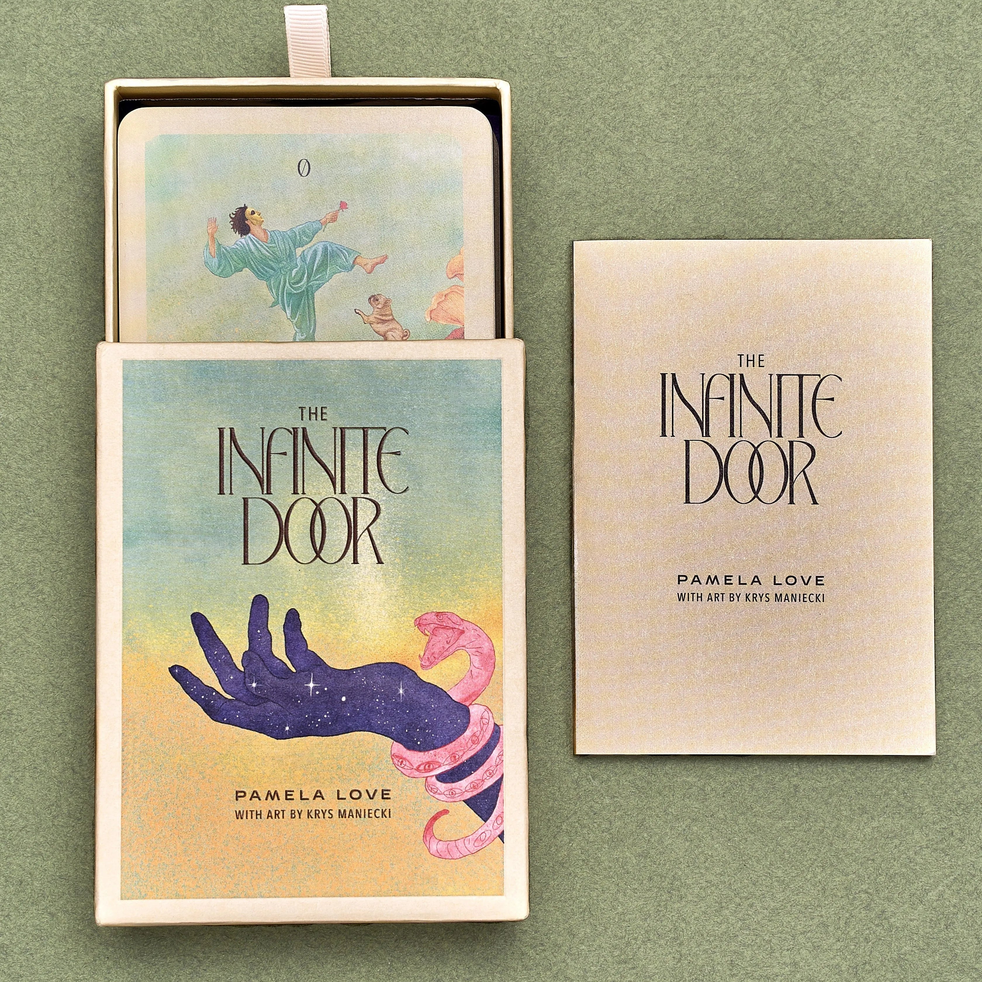 The Infinite Door: A Tarot Deck and Guide Book by Pamela Love – Objects in #product_material# (#product_color#).  the-infinite-door-a-tarot-deck-and-guide-book