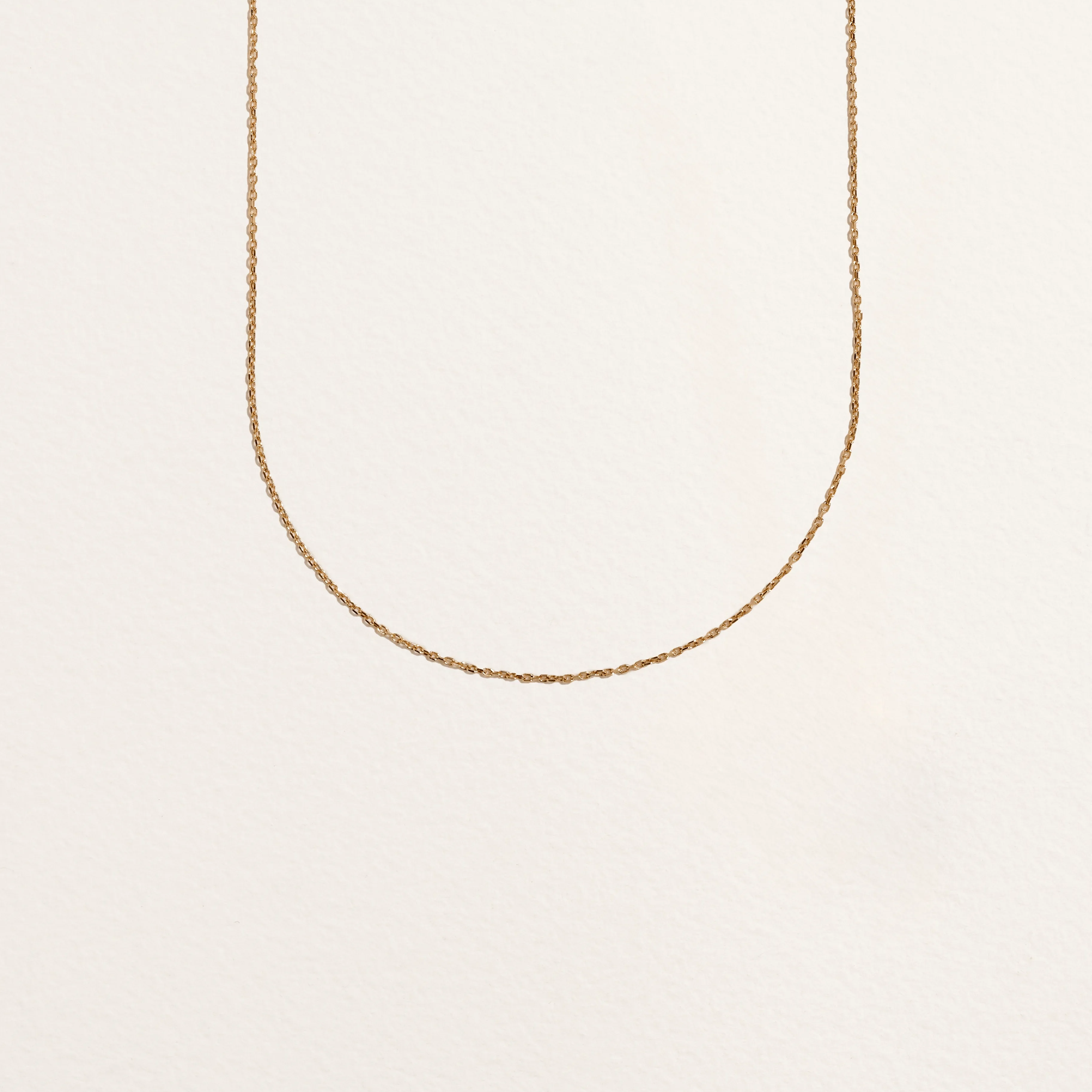 Thin Cable Chain by Pamela Love – Necklaces in #product_material# (#product_color#).  thin-cable-chain-gold