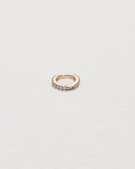 Tiny Full Pavé Huggie