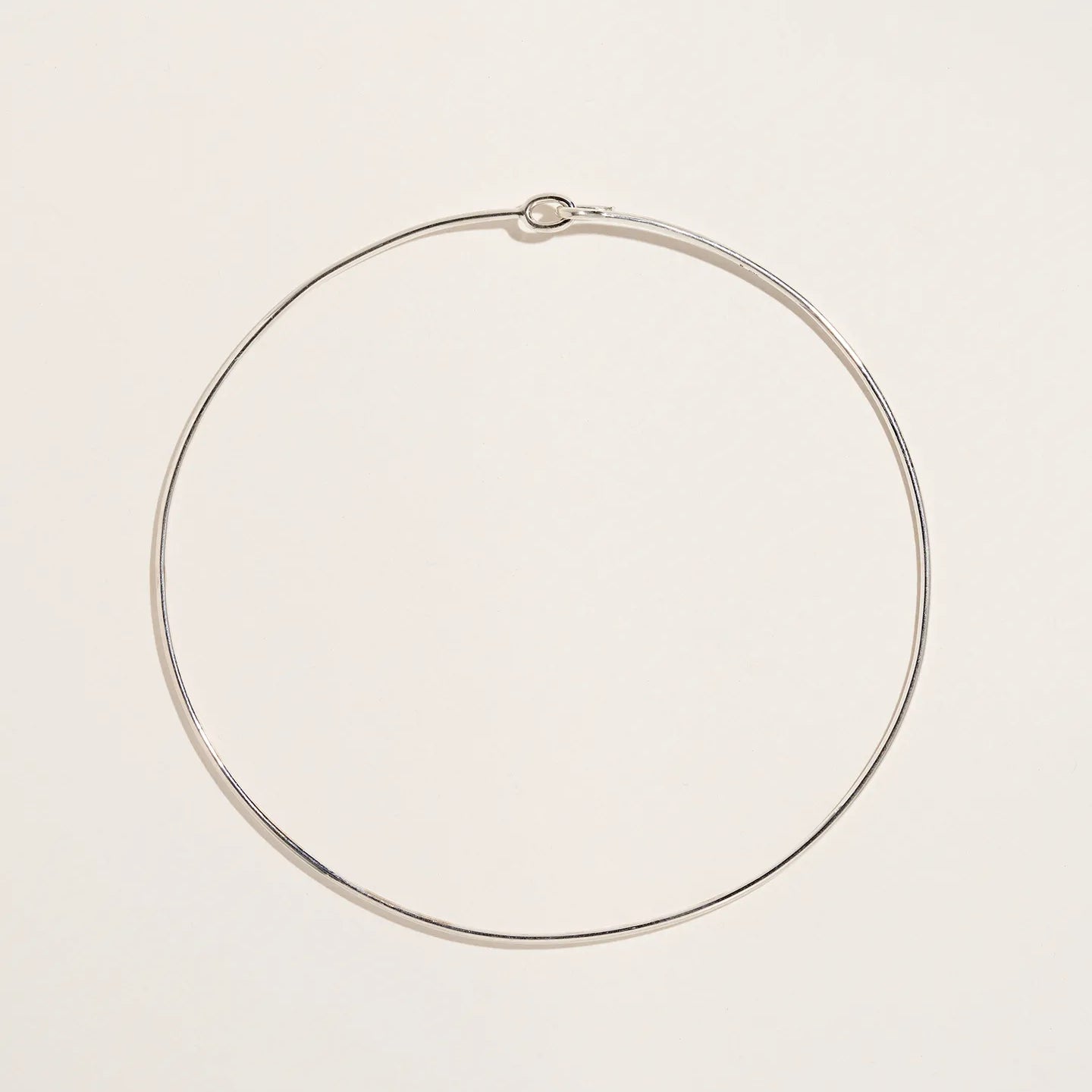 Wire Collar by Pamela Love – Necklaces in #product_material# (#product_color#).  wire-collar-sterling-silver